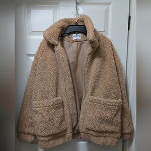I.AM.GIA Pixie Teddy Jacket Brown Tan Size XS